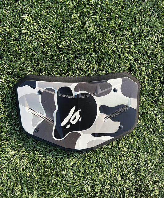Grey & Black Bape Backplate